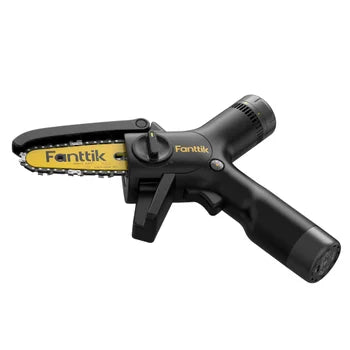 Black and yellow welding gun with 'Fonttik' branding on a white background