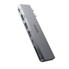 USB hub with multiple ports on a white background