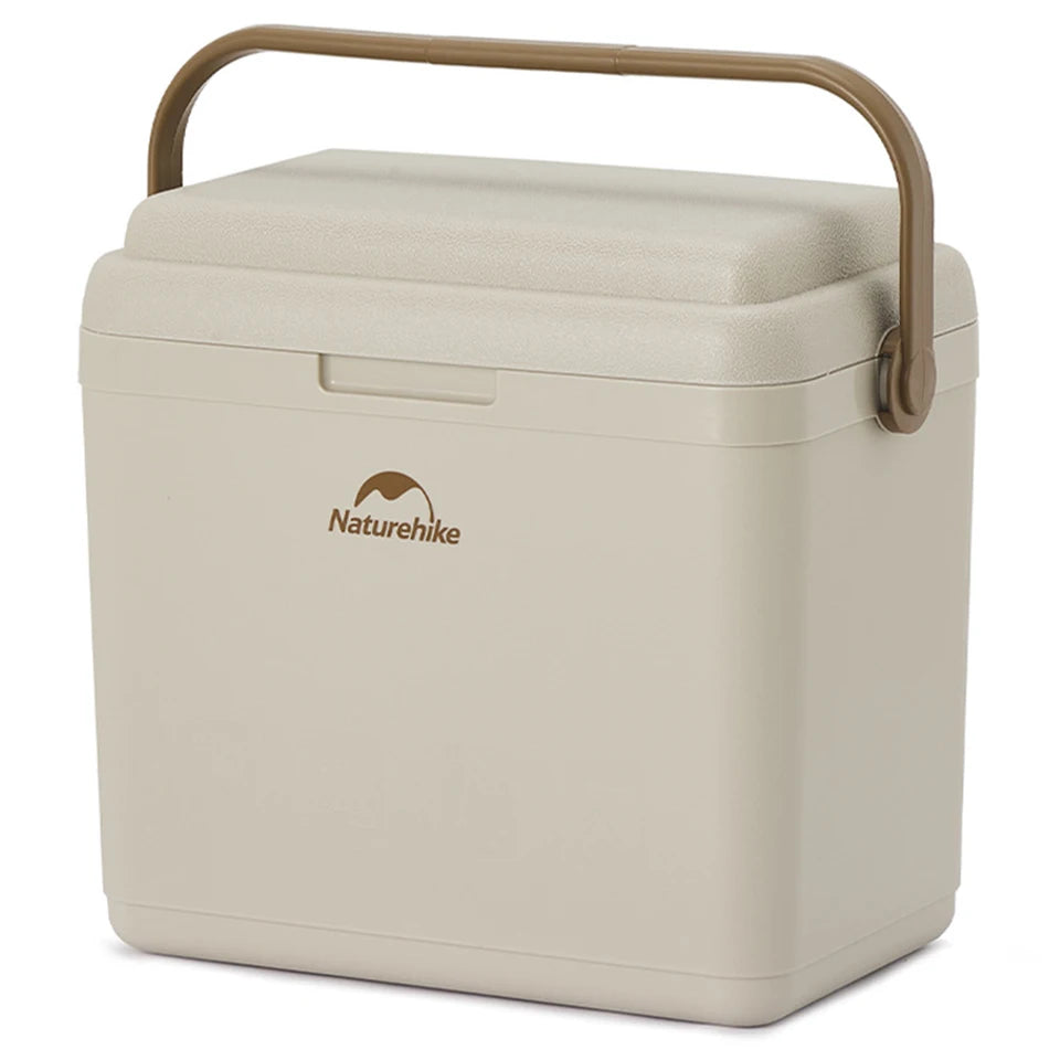 Naturehike Lamando 24H Outdoor Antibacterial Cooler Box - Beige Grey