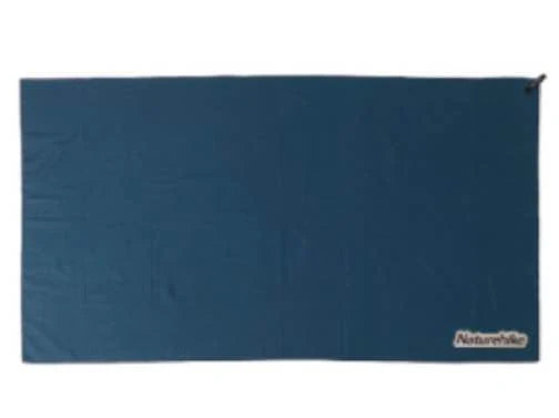 Blue camping mat with 'Naturehike' branding on a white background