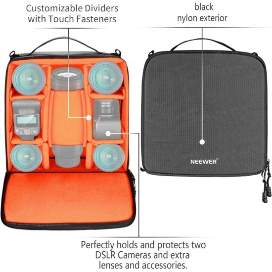 Neewer SOFT PADDED CAMERA EQUIPMENT STORAGE CARRYING CASE