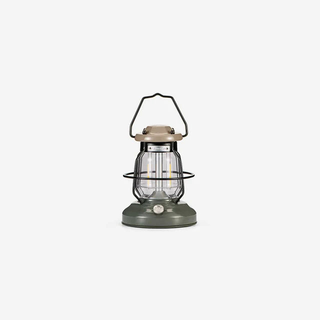 Vintage-style lantern on a white background