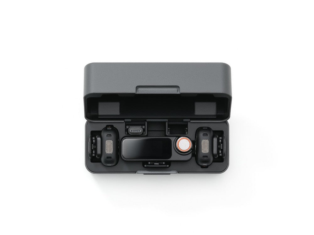 Black electronic device with various ports on a white background