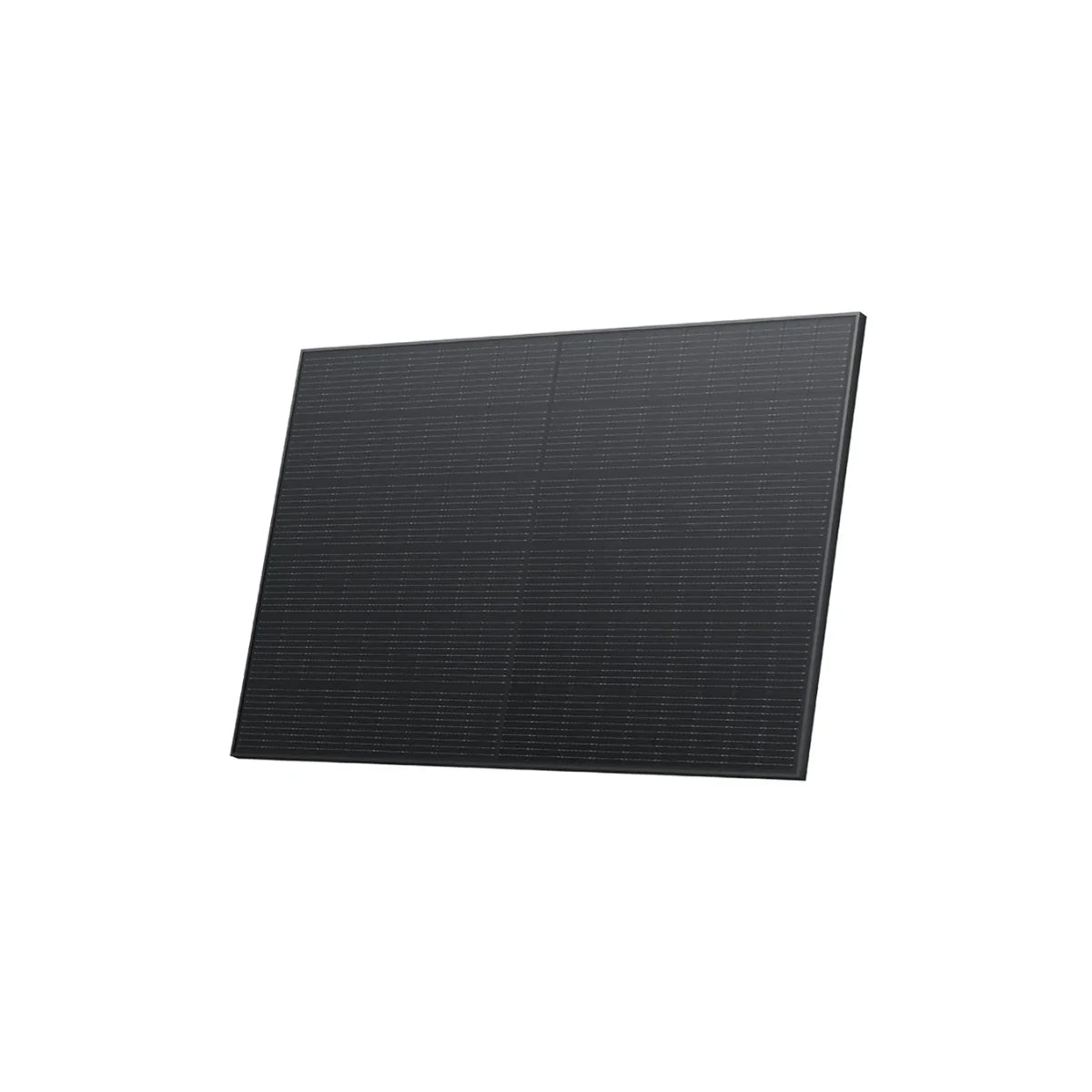 Rectangular black mat on a white background