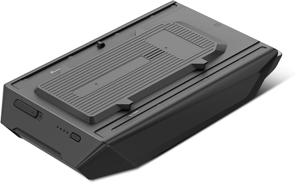 Black electronic device with a textured surface on a white background