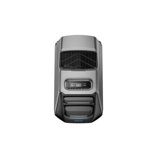 Gray air cooler on a white background