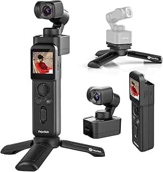 Feytech 360-degree camera with multiple angles displayed on a white background
