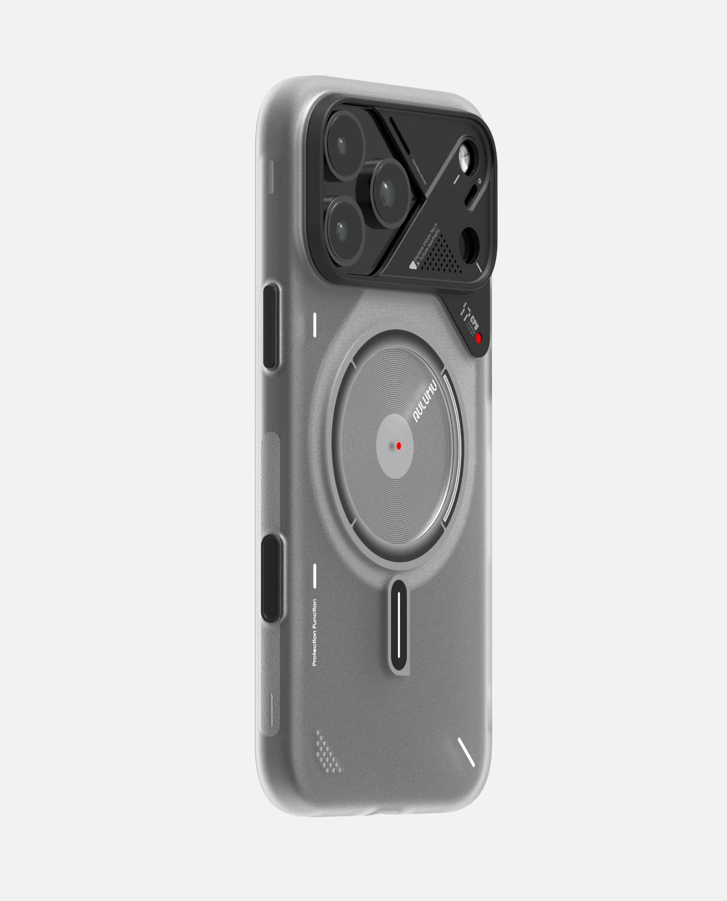 Phone case with unique design on a white background