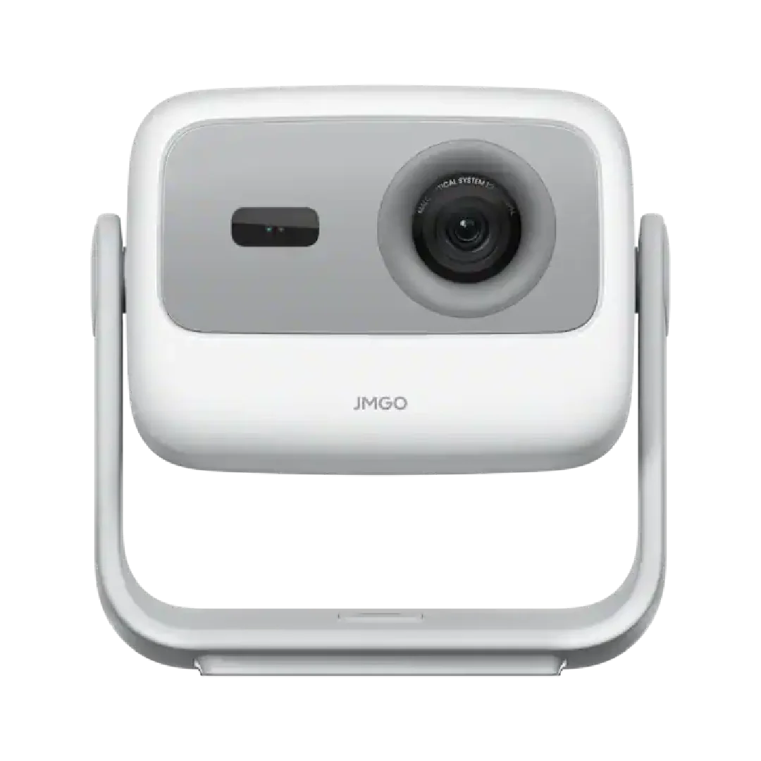 White JMGO camera on a transparent background