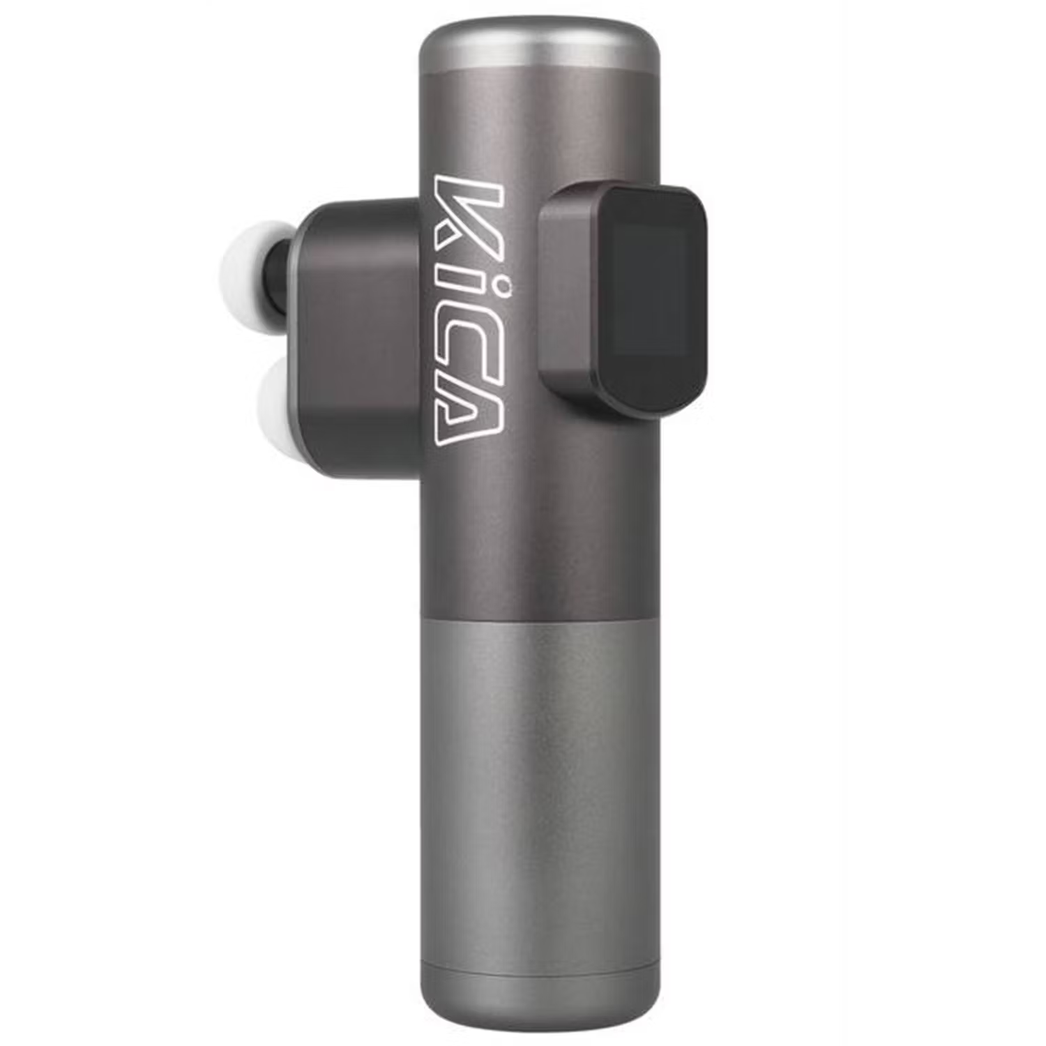 Gray and black device with 'Kica' branding on a white background
