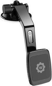 Car mount with a smartphone holder on a white background