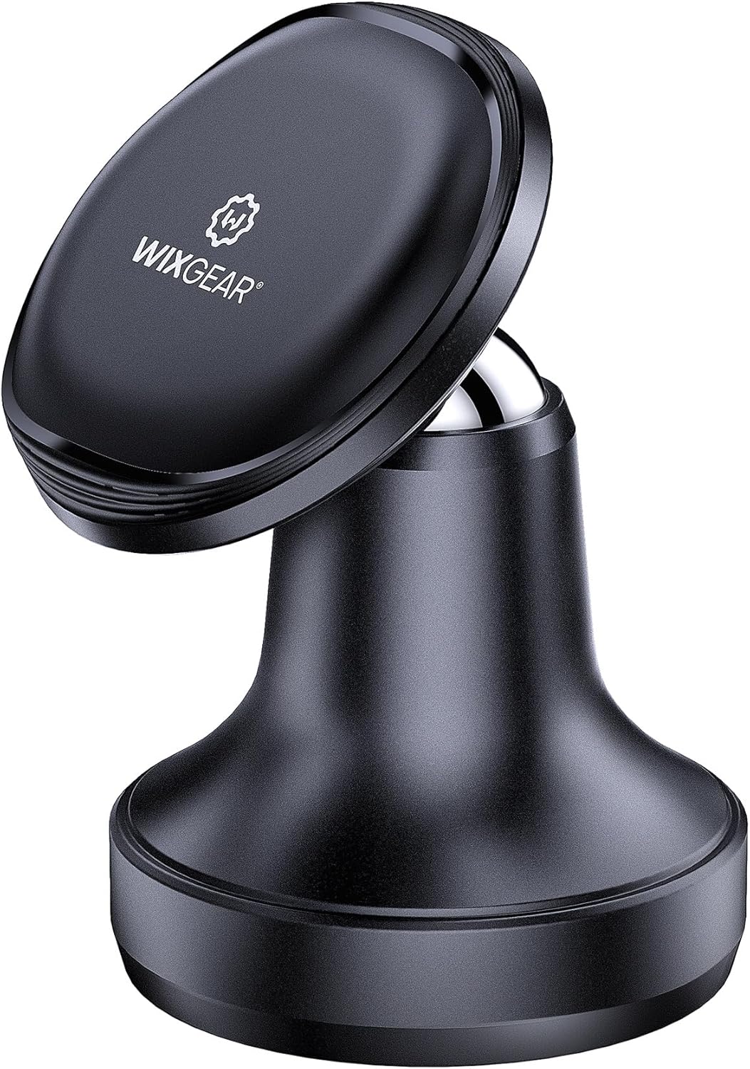 Black WixGear phone holder on a white background