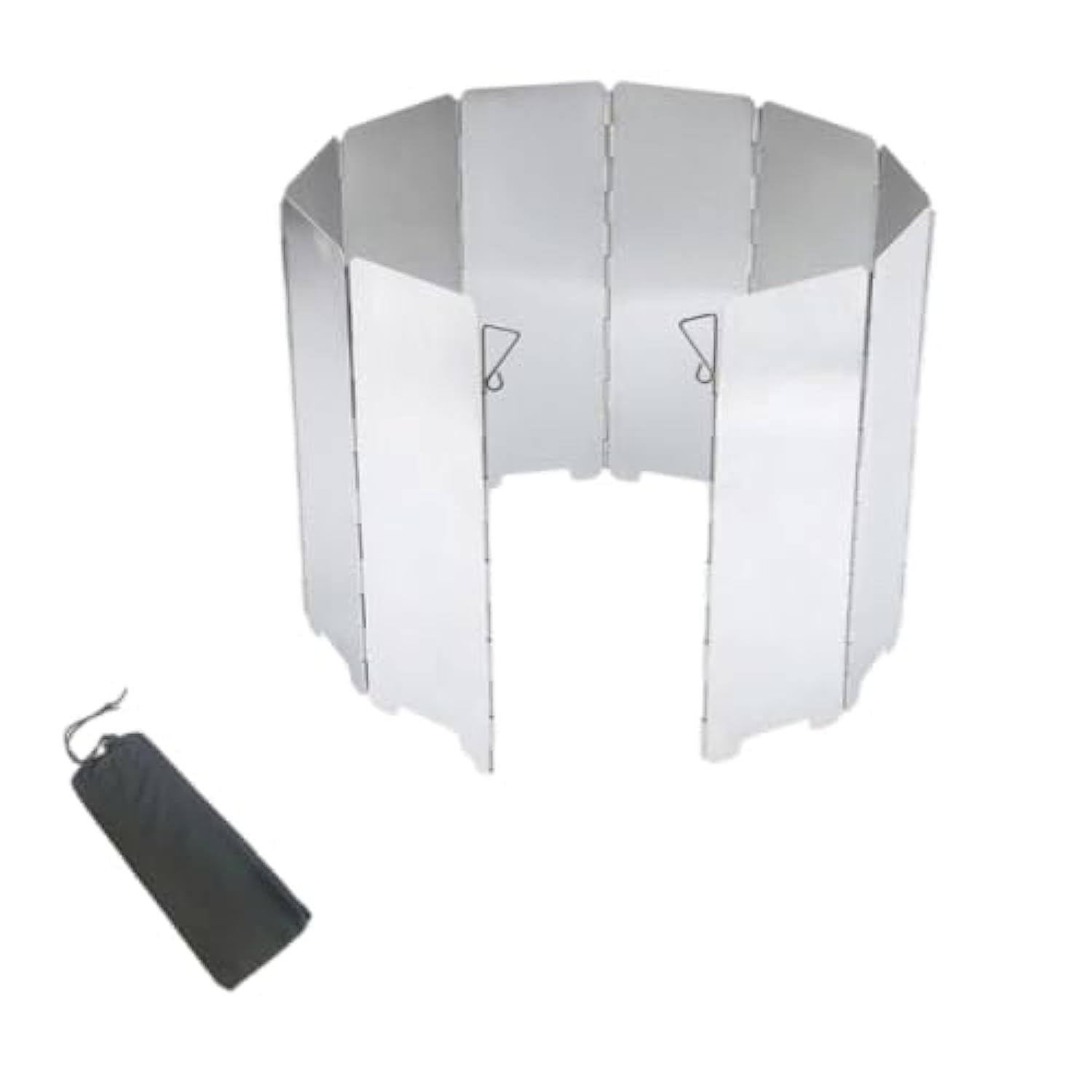Foldable metal pet pen with carrying case on a white background