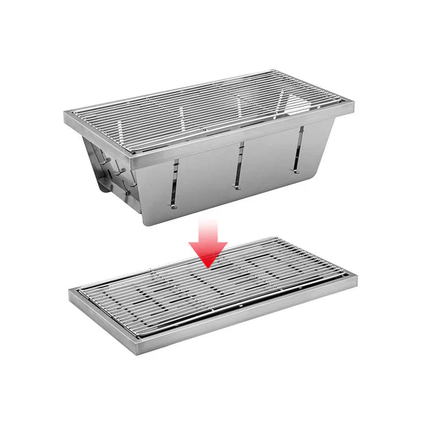 Naturehike Stainless Steel Folding Grill - Stainless Steel