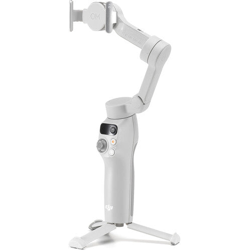 White gimbal camera on a white background