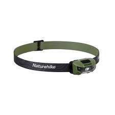 Green headlamp with 'Naturehike' branding on a white background
