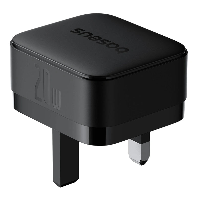 Black power adapter with 'Coesen' branding on a white background