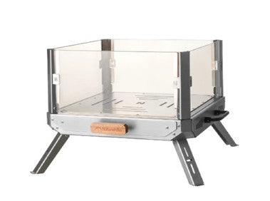 Naturehike Glass Fire Stove - Stainless Steel (47×45×32)