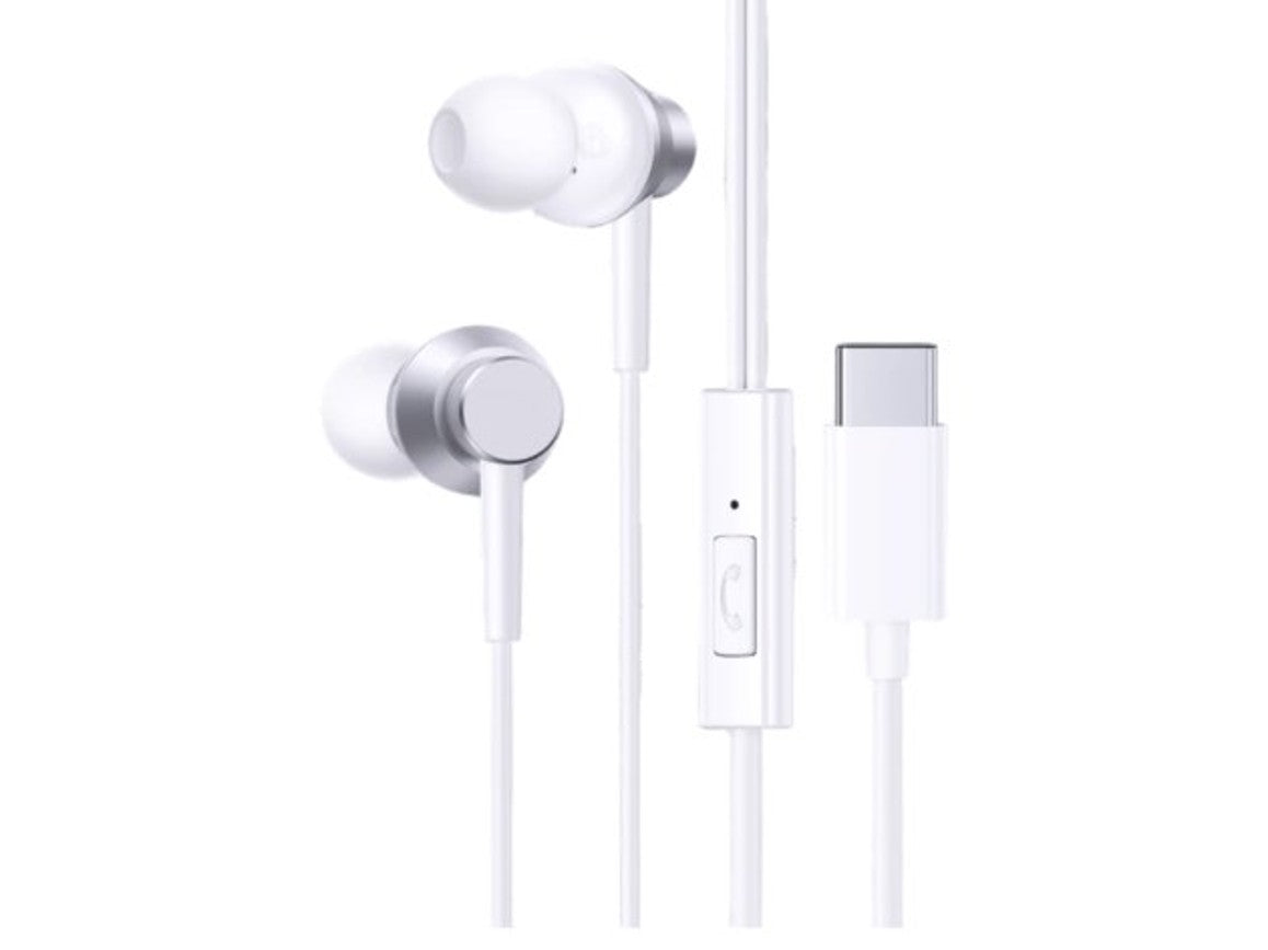 Baseus Encok CZ11 Wired Earphones - Moon White