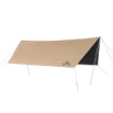 Naturehike Cloud Skies Awning Canopy Lite - Dark Brown Hexagon Vinyl-S (400*292)