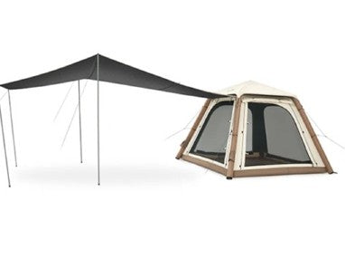 Naturehike Ango Pro Inflatable Tent - Khaki - Brown (240*240*180)