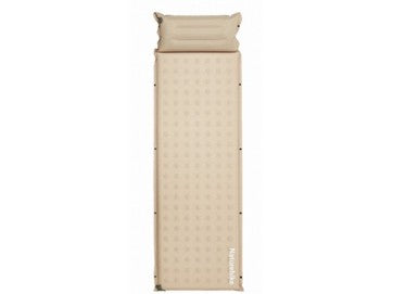 Naturehike D Series Automatic Inflatable Cushion with Built-in Pillow - Khaki Single(200*65*3)