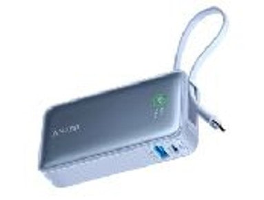 Anker Nano Power Bank (30W, Built-In USB-C Cable) 10000 PD -Blue