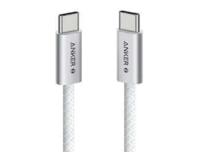 Anker Zolo USB-C to USB-C Cable 240W Braided (1.8m/6ft) -White