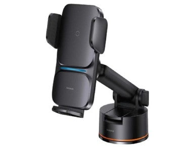 Baseus Wisdom Series Auto Alignment Car Mount Wireless Charger 15W - Cluster Black