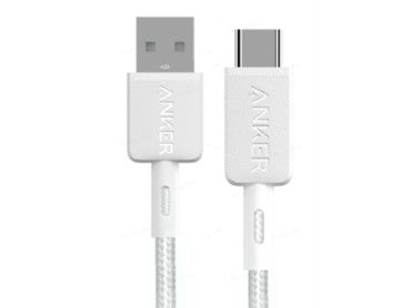Anker 322 USB-A to USB-C Cable Braided (0.9m/3ft) -White