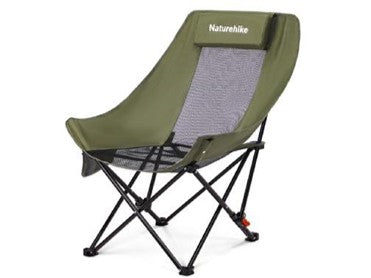 Naturehike Sea Star 002 Gathered High-Back Mesh Moon Chair - Green