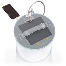 Small electronic device with solar panel on a white background