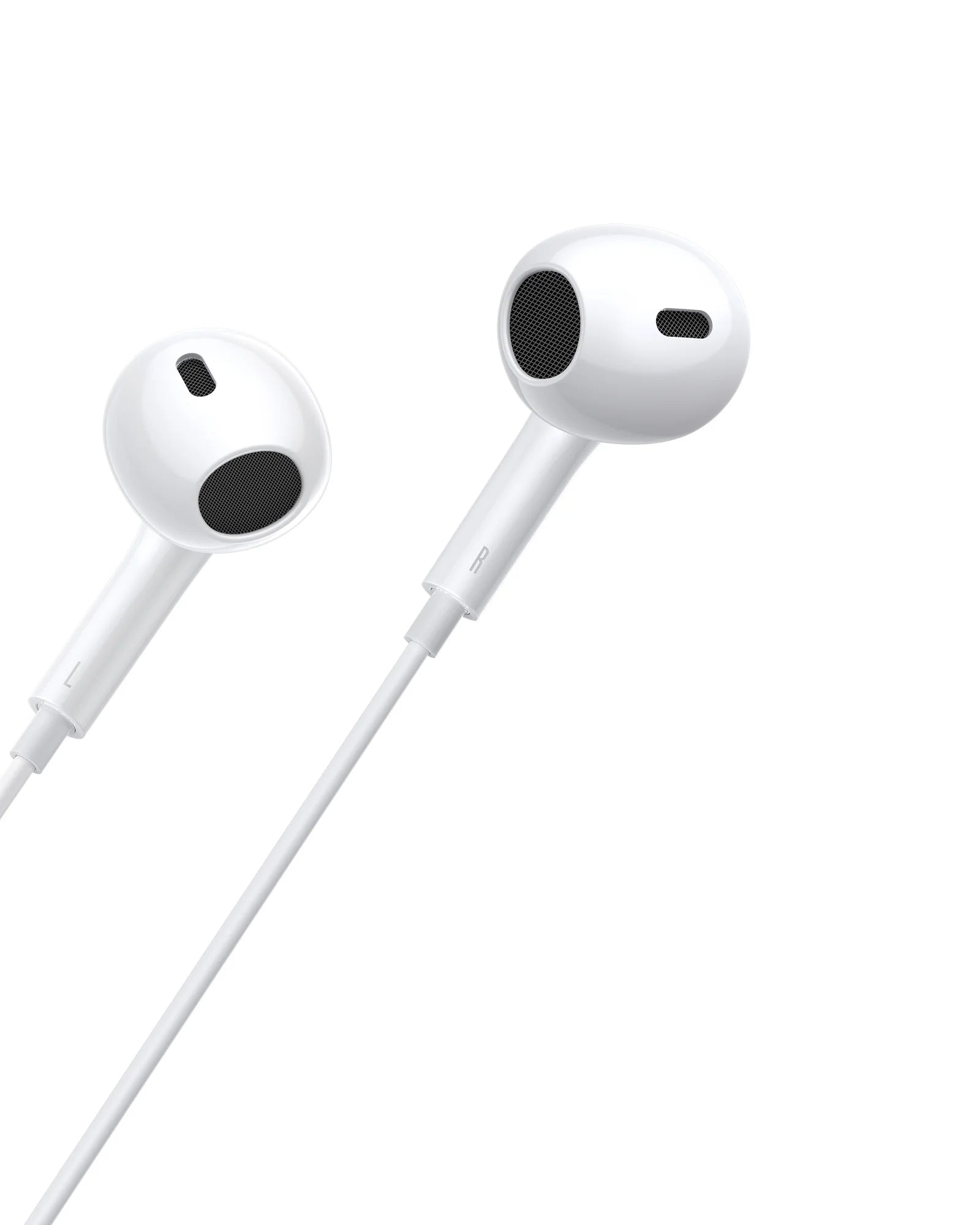Baseus Encok CZ17 Semi-In-Ear Wired Earphones - Moon White