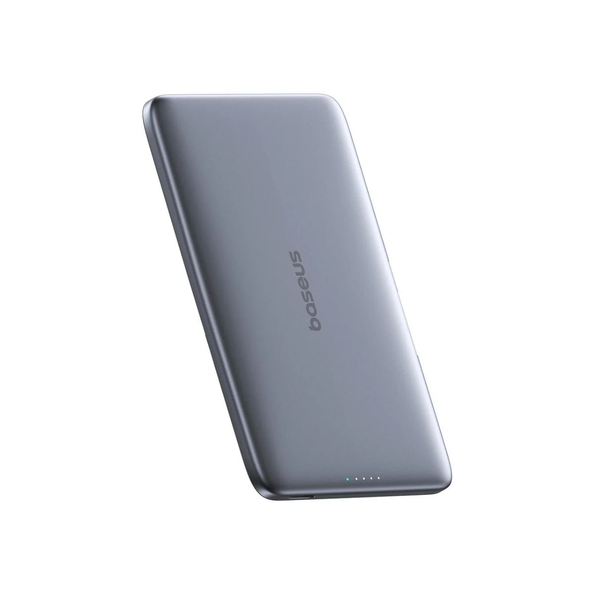 Gray power bank with 'Anker' branding on a white background