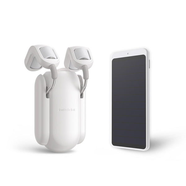 White smartphone holder with a phone on a white background