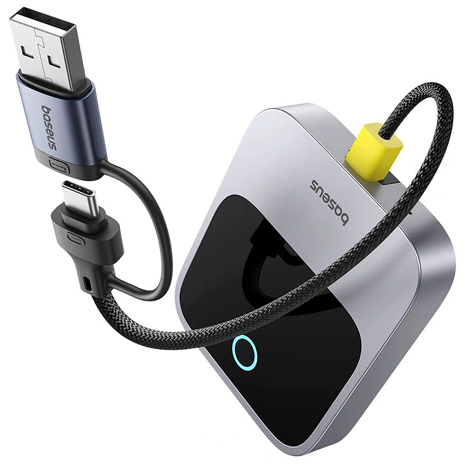 Baseus PrimeTrip Safe Journey Wireless CarPlay Adapter - Space Grey