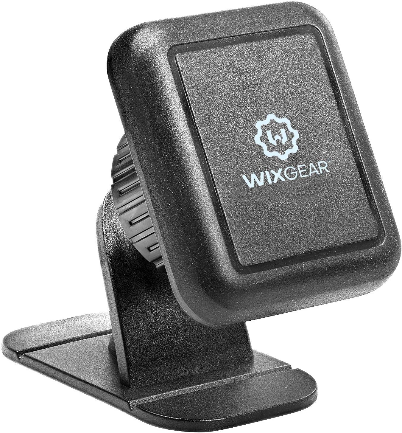 Black WixGear phone mount on a white background