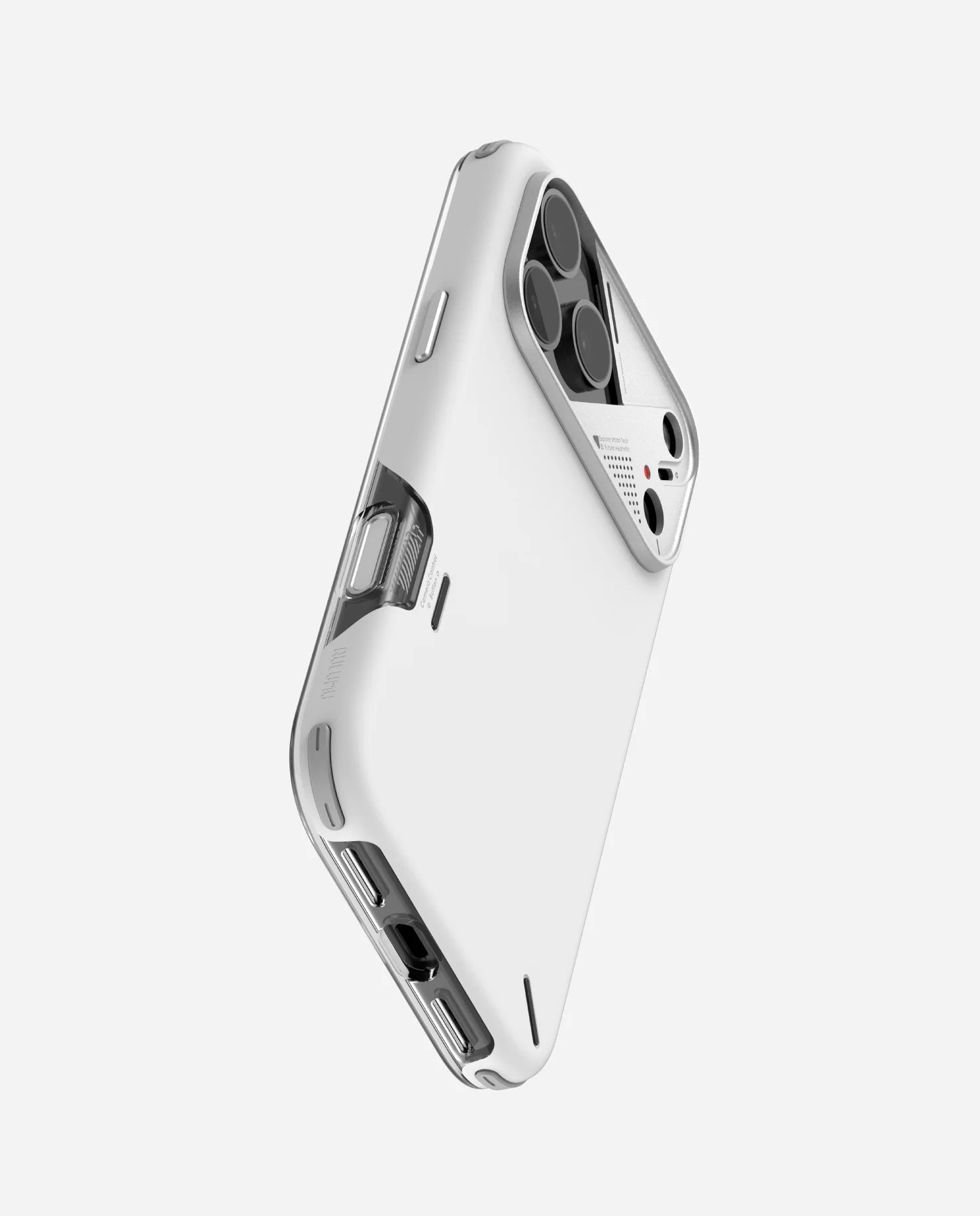 Phone case with a clear design on a white background