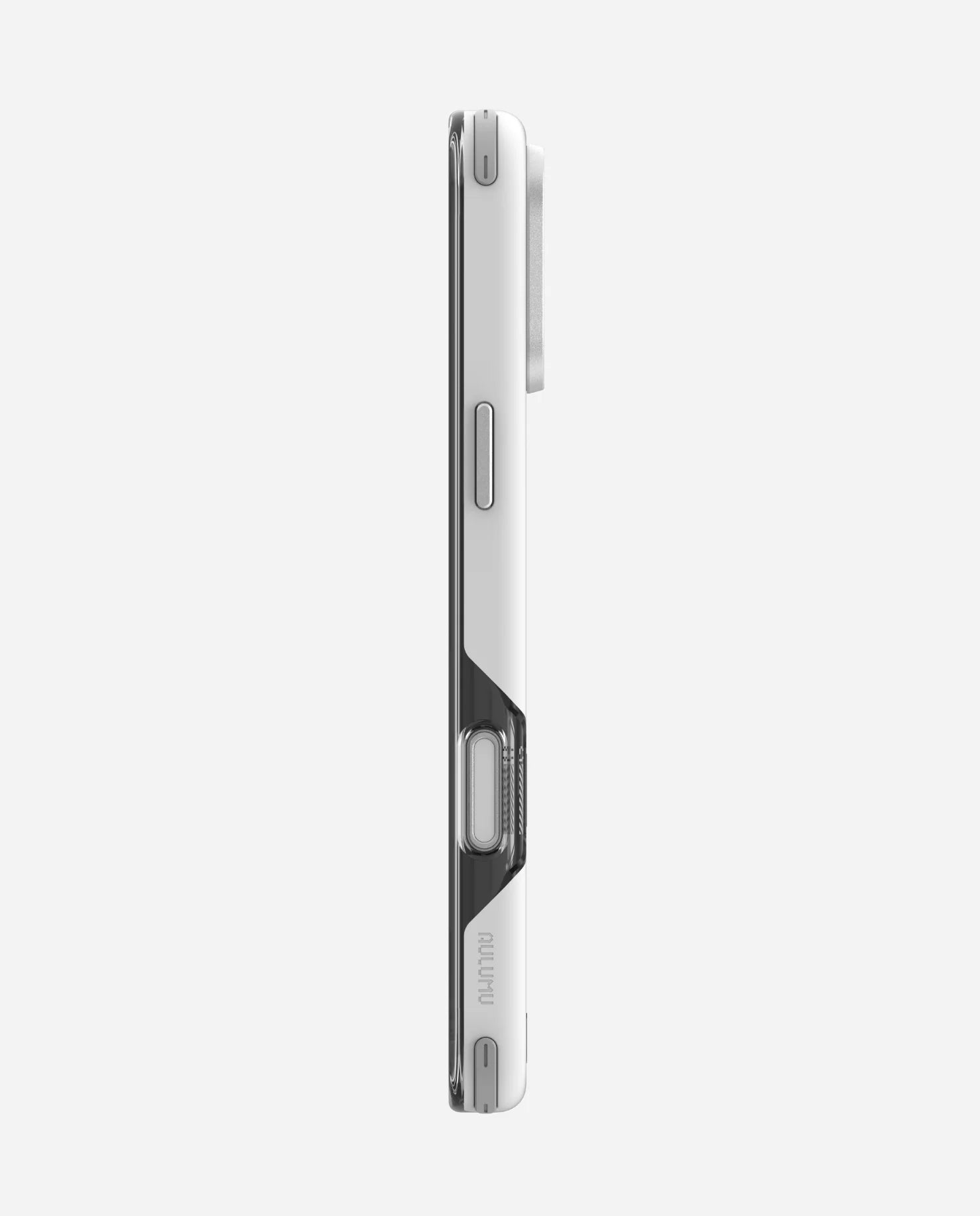 Phone case with a clear design on a white background